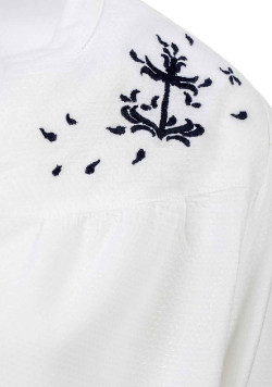Chemise blanche Femme avec broderie