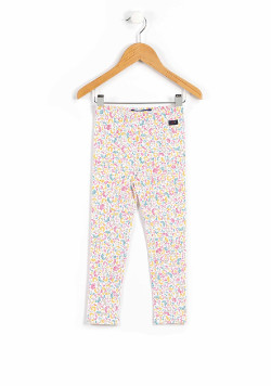 Legging long imprimé multicolore Fille