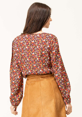 Blouse imprimé rose Femme Blouse imprimé rose Femme