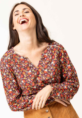 Blouse imprimé rose Femme Blouse imprimé rose Femme