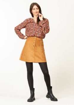 Blouse imprimé rose Femme