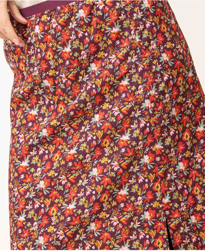 Jupe Mi-mollet Blumarine - Imprimé Tigre, Ligne A, Taille D-34 - Occasion Très Bon état - Fabriquée En Italie