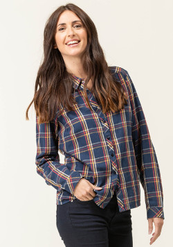 Chemise à carreaux Femme