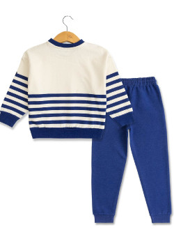 Ensemble jogging bleu Enfant pull + pantalon