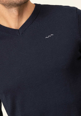 Pull bleu marine Homme Pull bleu marine Homme
