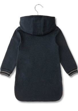 Robe Fille à capuche en molleton