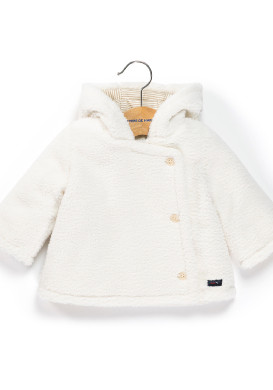 Manteau écru sherpa Bébé Manteau écru sherpa Bébé