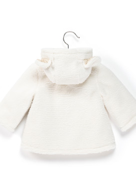 Manteau écru sherpa Bébé Manteau écru sherpa Bébé
