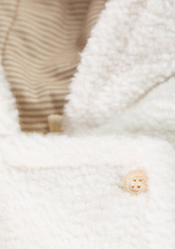 Manteau écru sherpa Bébé