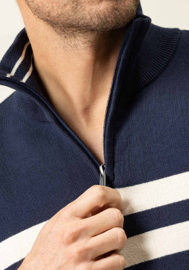 Pull camioneur bleu marine Homme Pull camioneur bleu marine Homme