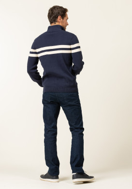 Pull camioneur bleu marine Homme Pull camioneur bleu marine Homme