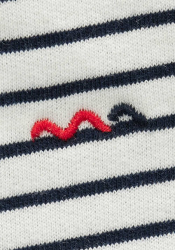 Veste doublée polaire à capuche rayé Bébé