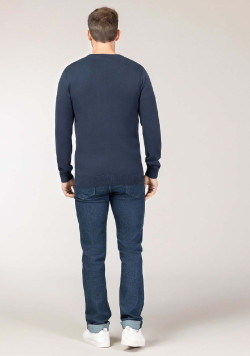 Gilet bleu marine Homme à boutons