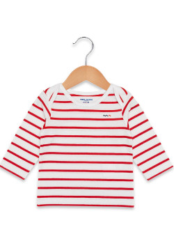 Marinière rose Bébé