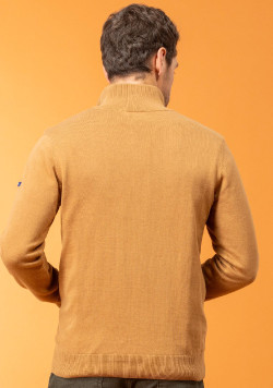 Pull camioneur camel Homme