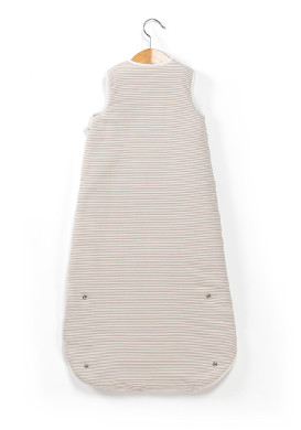 Turbulette évolutive bébé rayée beige Turbulette évolutive bébé rayée beige