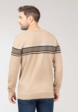 Pull beige Homme Pull beige Homme