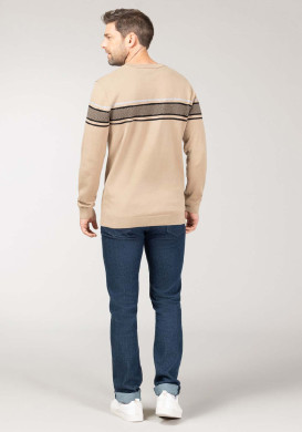 Pull beige Homme Pull beige Homme