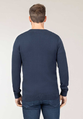 Gilet bleu marine Homme à boutons