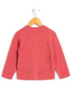 Gilet rose foncé Fille