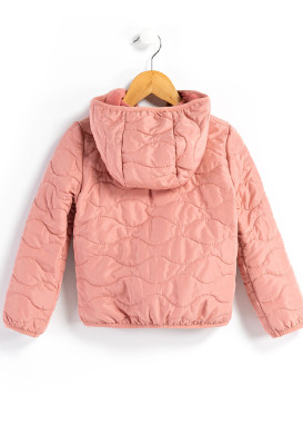 Veste matelassée vieux rose Fille Veste matelassée vieux rose Fille