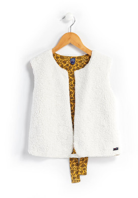 Gilet sherpa sans manches Fille Gilet sherpa sans manches Fille