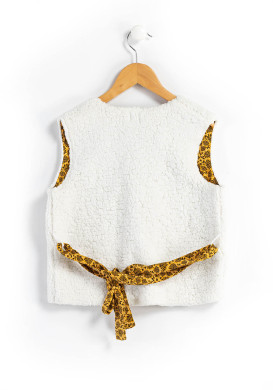 Gilet sherpa sans manches Fille Gilet sherpa sans manches Fille