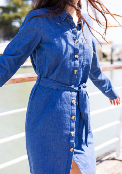 Robe en jean Femme