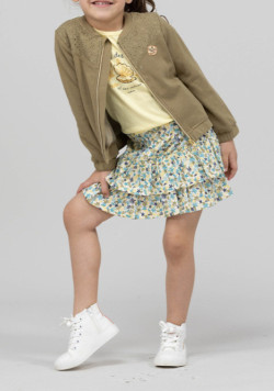 Veste bombers kaki Fille