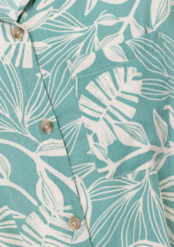 Robe mi-longue Femme imprimé floral