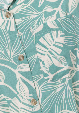 Robe mi-longue Femme imprimé floral