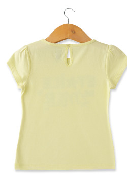 T-Shirt jaune Fille