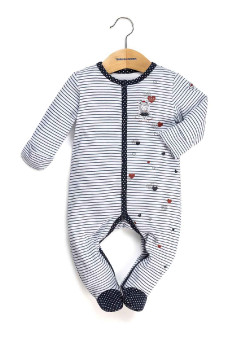 Ensemble Bébé 3 pièces pyjama + body + bavoir