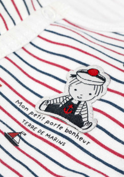 Ensemble Bébé 3 pièces pyjama + body + bavoir