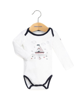 Ensemble Bébé 3 pièces pyjama + body + bavoir