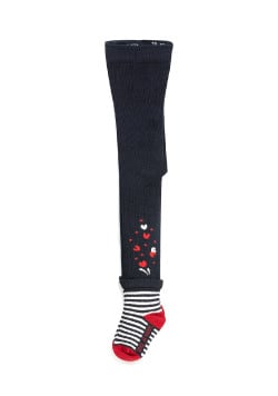 Collants bleu marine Bébé Fille