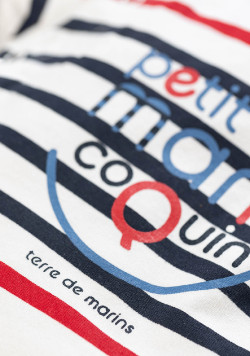 Ensemble Bébé t-shirt + pantalon bleu marine