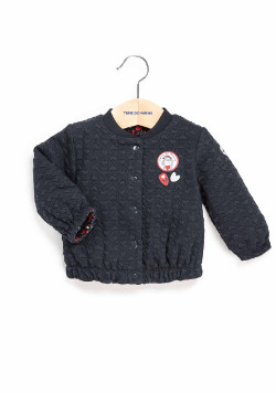 Veste bombers matelassée réversible Bébé Fille