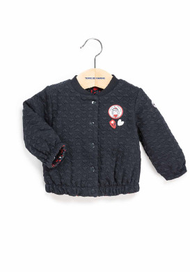 Veste bombers matelassée réversible Bébé Fille