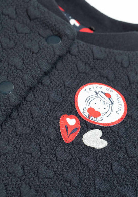 Veste bombers matelassée réversible Bébé Fille