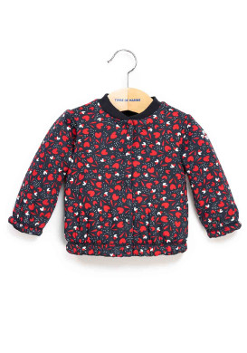 Veste bombers matelassée réversible Bébé Fille