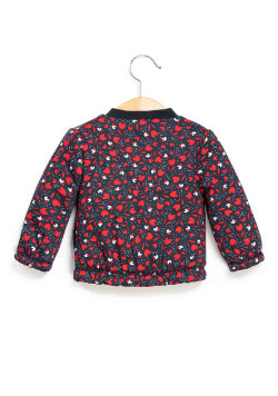 Veste bombers matelassée réversible Bébé Fille