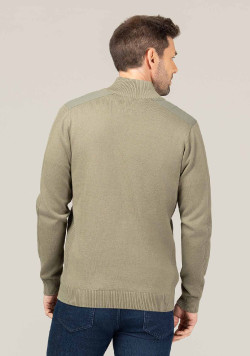 Gilet kaki clair Homme