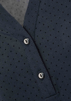 Blouse manches longues bleu marine Femme