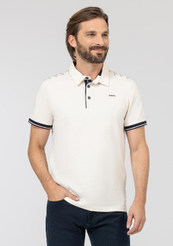Polo grège Homme