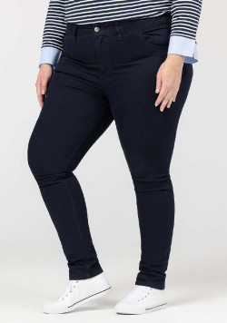 Jean slim femme bleu noir