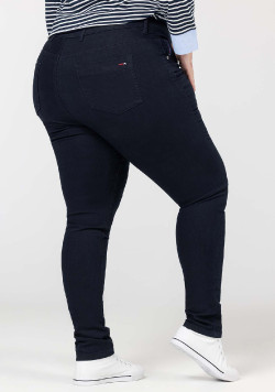 Jean slim femme bleu noir