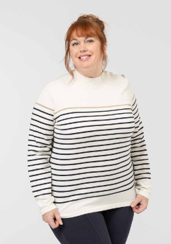 Pull marinière Femme