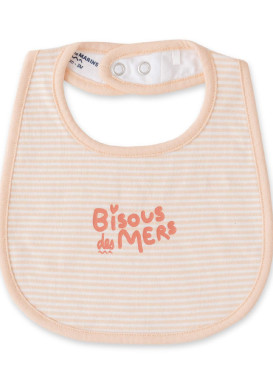 PACK PUERI PECHE NAMADY Ensemble pyjama, body et bavoir bébé pêche