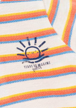 TEE SHIRT MC RAYE MULTICOLORE TOUROL